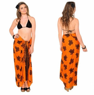 1World Sarong Sea Turtle Orange