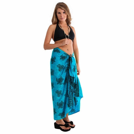 1World Sarong Sea Turtles Turquoise