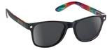 Glassy Sunhaters Leonard Black/Tie-Dye Sunglasses