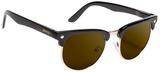 Glassy Morrison Black/Brown Lens Sunglasses