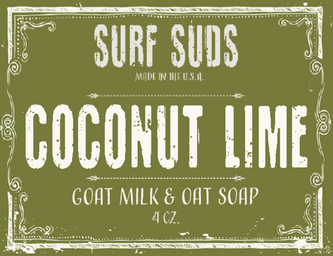 Surf's Up Surf Suds Coconut Lime Soap