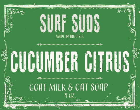 Surf's Up Surf Suds Cucumber Citrus Soap