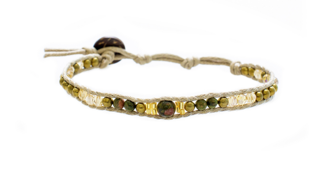 succulent bracelet Lotus and Luna Desert Bloom Mother of Succulents Bracelet