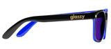 Glassy Sunhaters Leonard Black/Blue/Blue Mirror Sunglasses