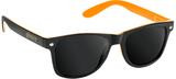 Glassy Sunhaters Leonard Black/Orange Sunglasses