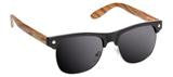 Glassy Shredder Black/Wood Sunglasses