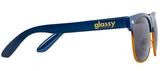 Glassy Shredder Navy/Orange Sunglasses