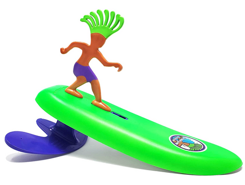 Surfer Dudes Classics Wave Powered Mini-Surfer and Surfboard Beach Toy