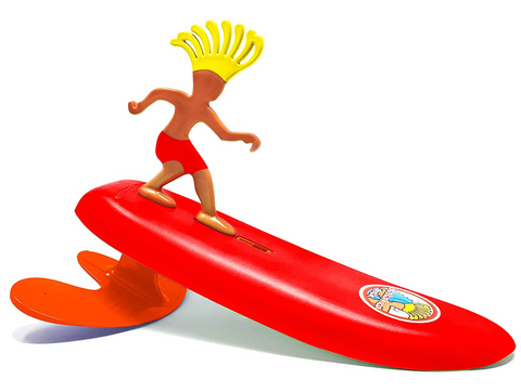 Surfer Dudes Classics Wave Powered Mini-Surfer and Surfboard Beach Toy