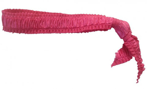 Simbi Bracelet / Hair Tie Ruffle Honeysuckle Pink