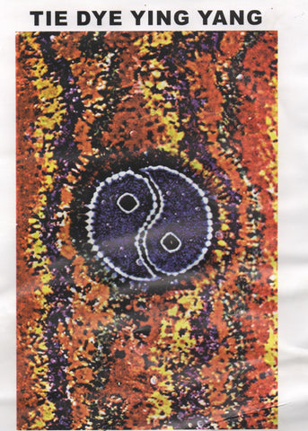 Tie Dye Ying Yang Tapestry